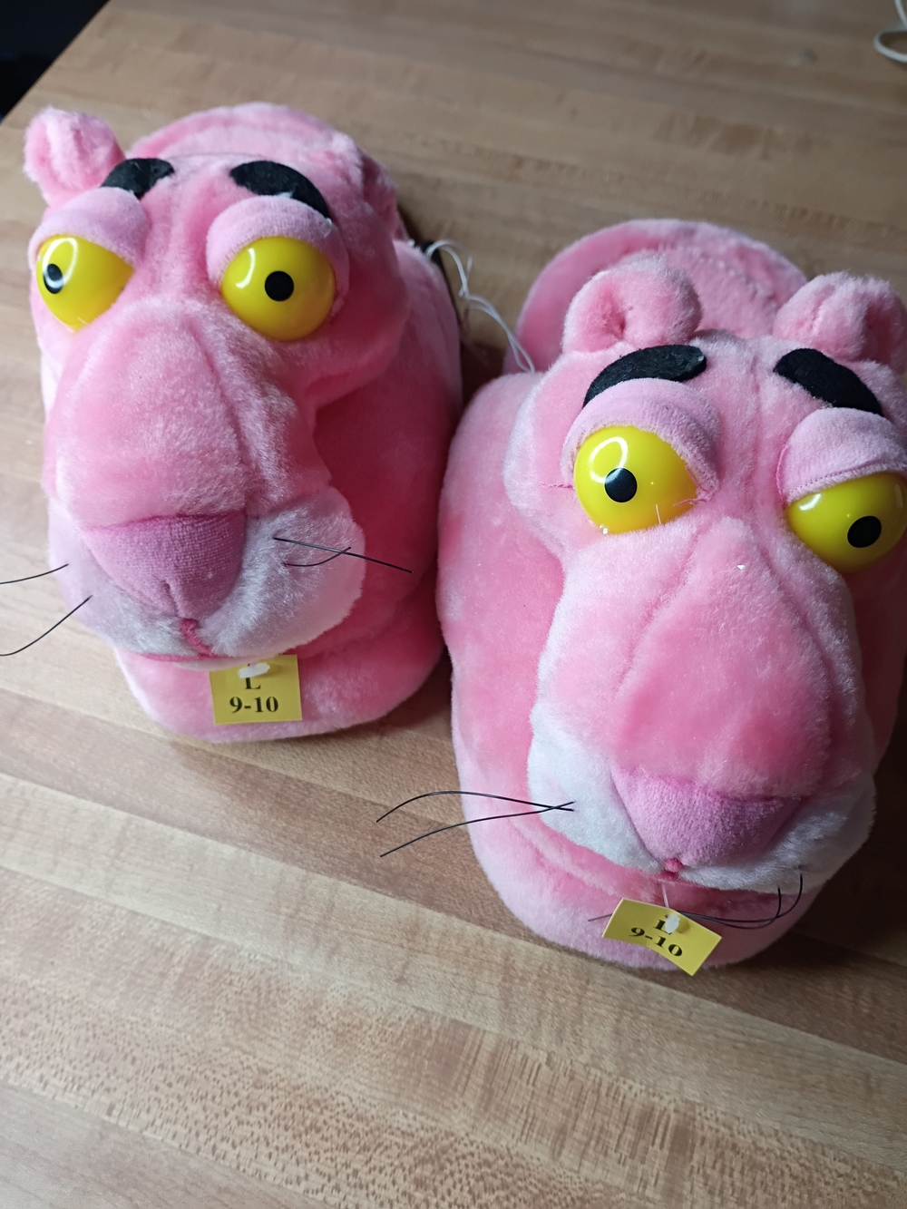 Plush Pink Animal Slip-On Women's Slippers